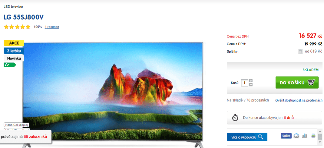 Super UHD TV, Smart, 139 cm, LG