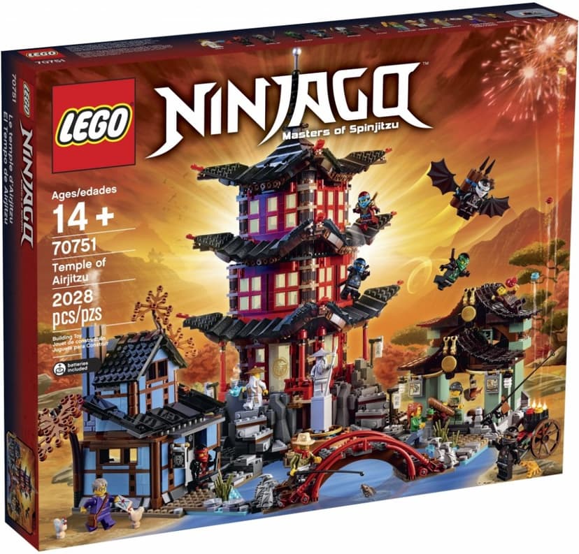 Lego NINJAGO Chrám Airjitzu, 2028 dílů