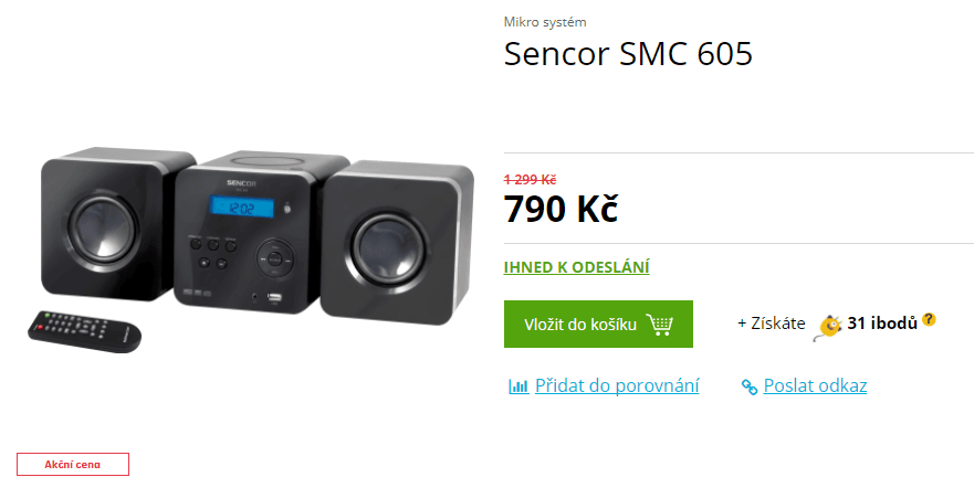 Mikrosystém s CD Sencor SMC 605 
