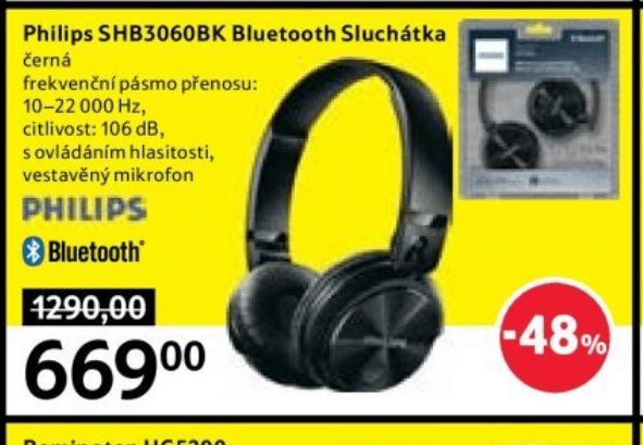 Bezdrátová sluchátka Philips