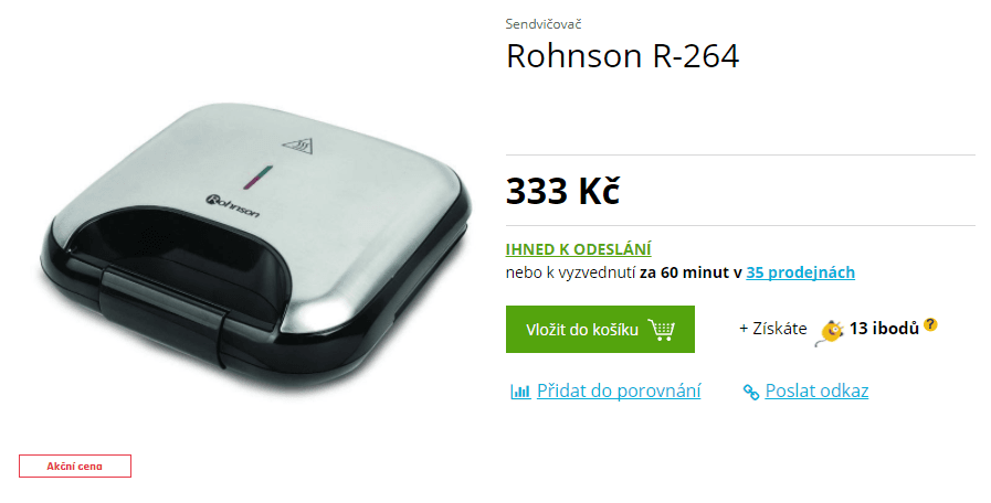 Sendvičovač Rohnson R 264 