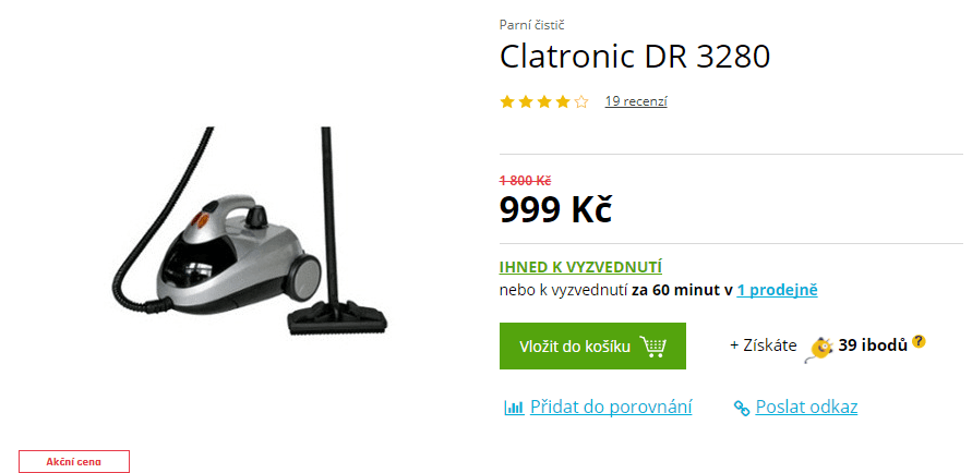 Parní čištič Clatronic DR 3280