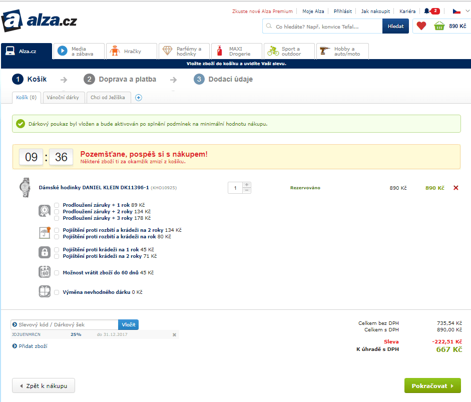 Dámské hodinky značky Daniel Klein