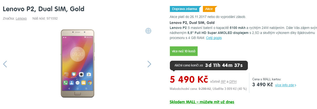 Lenovo, 8x 2GHz, 4GB RAM, 5,5", NFC, LTE