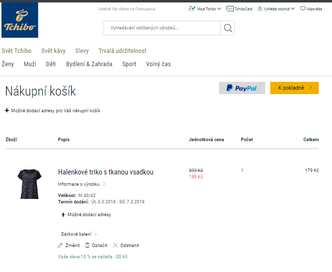 Tchibo.cz - velký výprodej až 50%