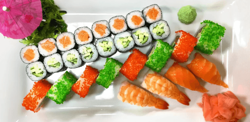 28 lahodných kousků sushi