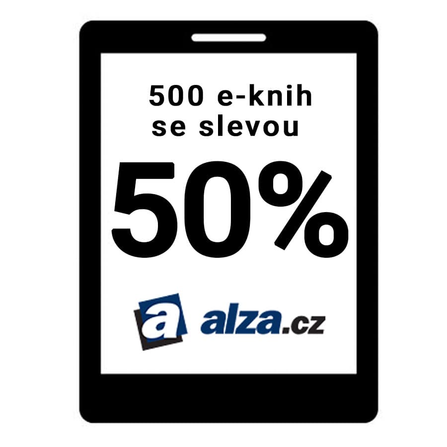 Alza - sleva 50% na e-knihy