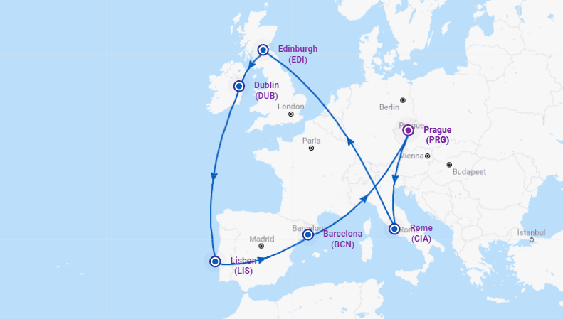 Trip po Evropě: 5 velkoměst za 4 629 Kč