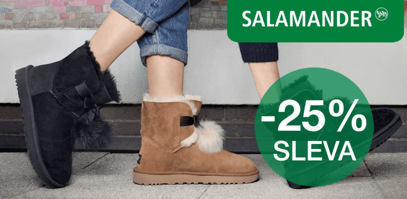 Kupon - 25% sleva na obuv a kabelky v Salamander