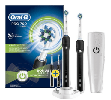 2x el. kartáček Oral-B Pro 790 Cross