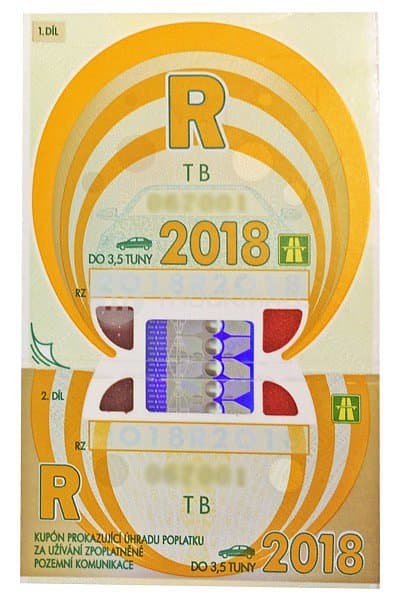 Dálniční známka 2018 a sleva na benzín
