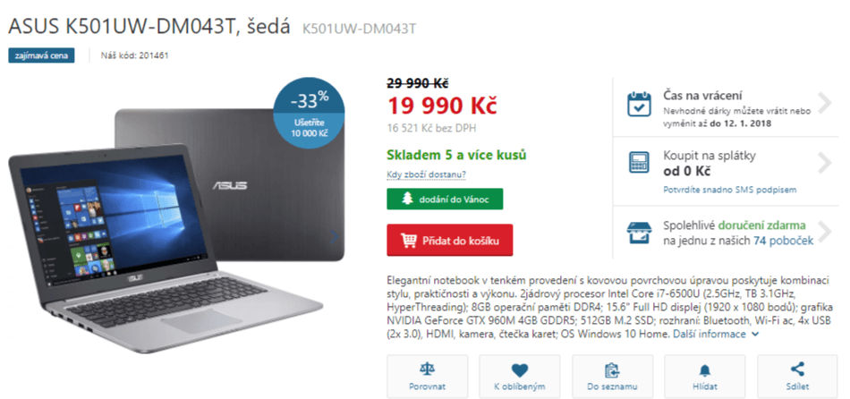 Asus, i7, 3,1GHz, 8GB RAM, 4GB NVIDIA, 15,6"