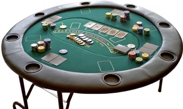 Rozkládací stůl na poker, ruletu, black jack