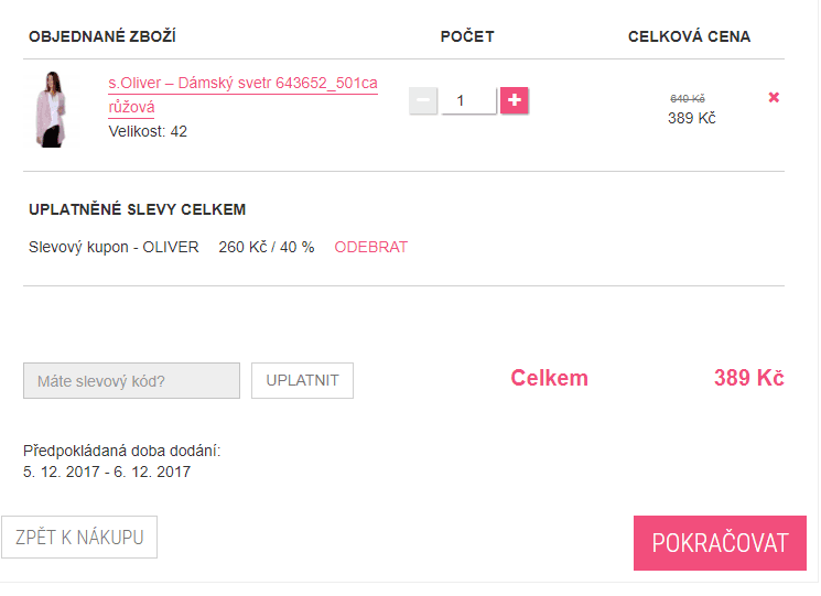 Sleva 40% na značku S.Oliver