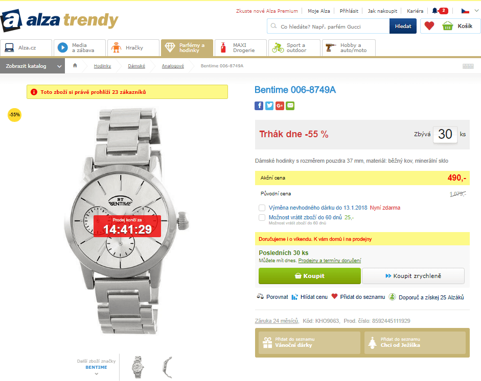 Dámské hodinky Bentime 006-8749A