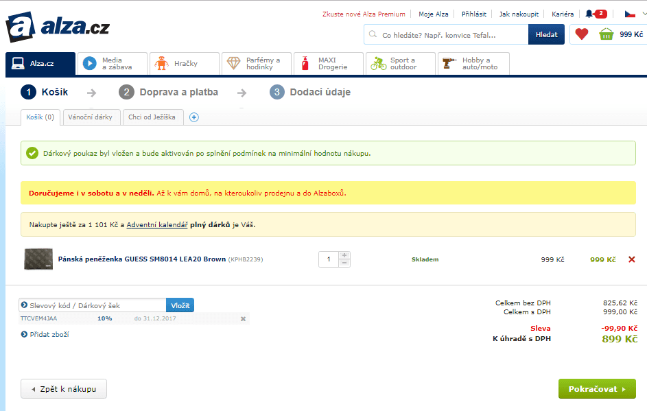 Pánské peněženky Guess více druhů