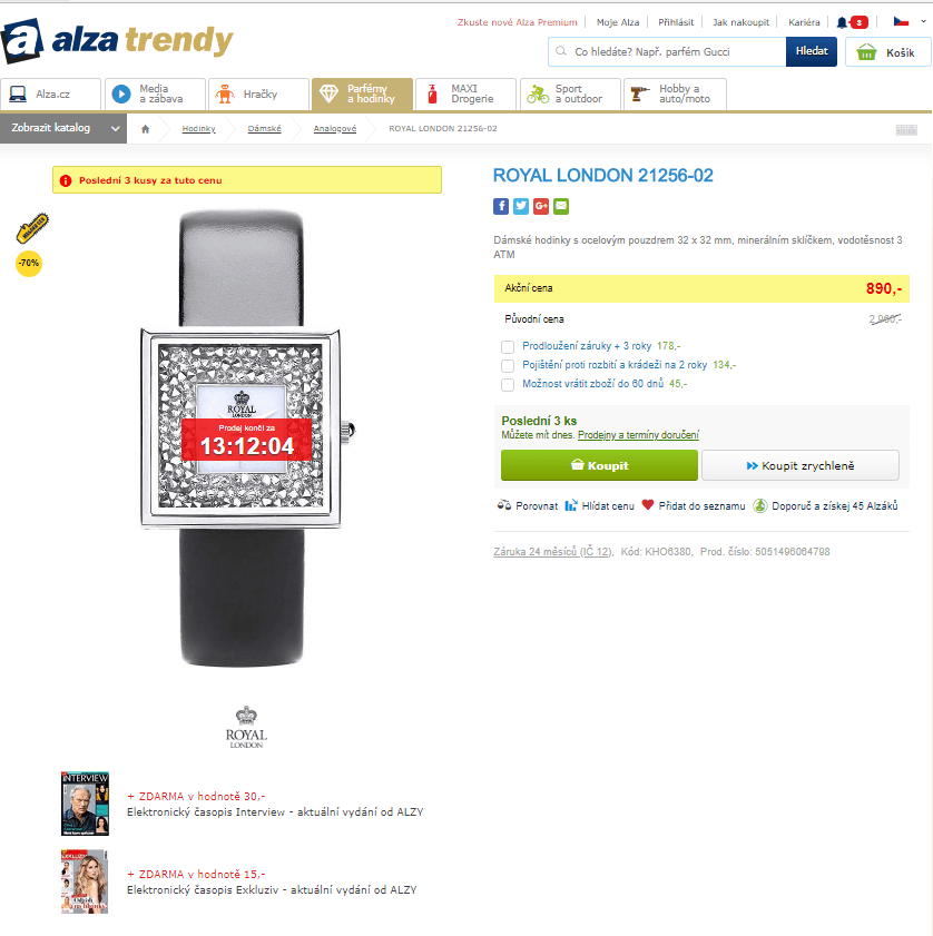 Dámské hodinky Royal London 21256-02