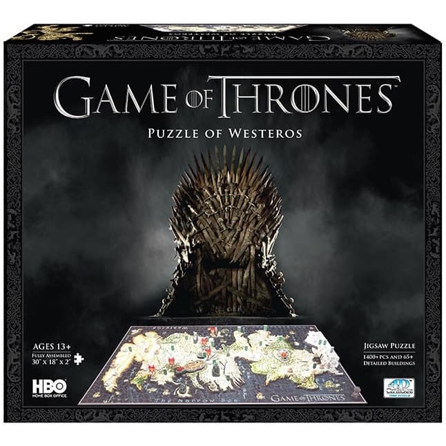 4D puzzle Hra o Trůny - 1500 dílků+