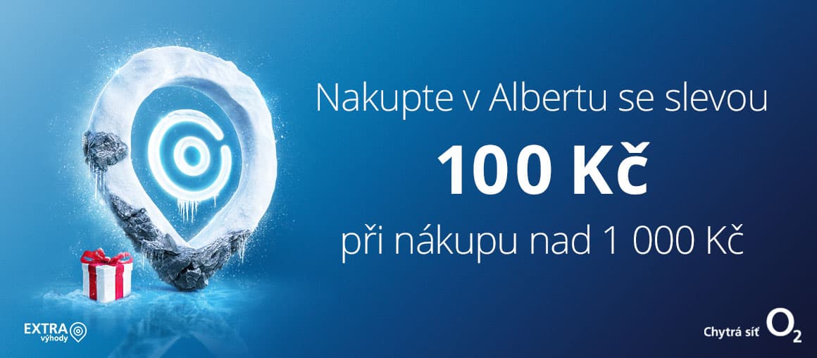 Sleva 100 Kč nad 1000 Kč do Alberta