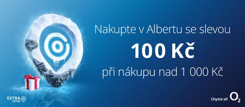 Sleva 100 Kč nad 1000 Kč do Alberta
