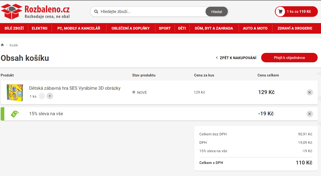 Dětská hra SES Vyrábíme 3D obrázky
