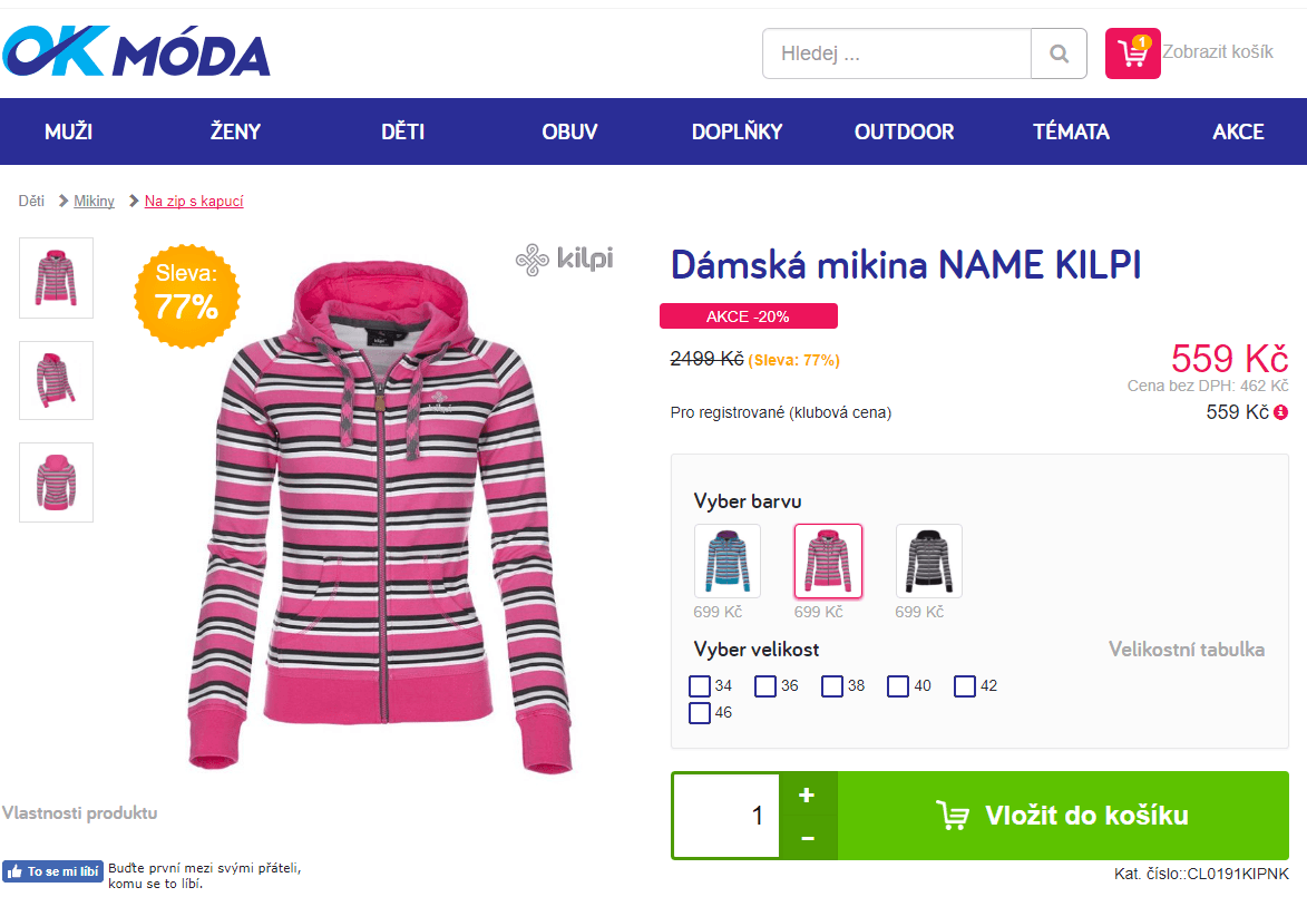 Ok-moda.cz - sleva minimálně 20% na vše