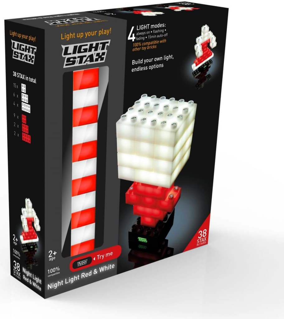Stavebnice svítící Light Stax, 38 ks