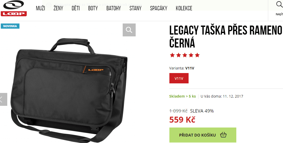 Taška přes rameno Loap Legacy