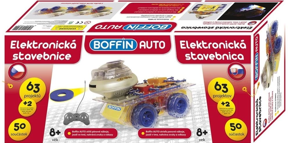 Elektronická stavebnice Boffin Auto