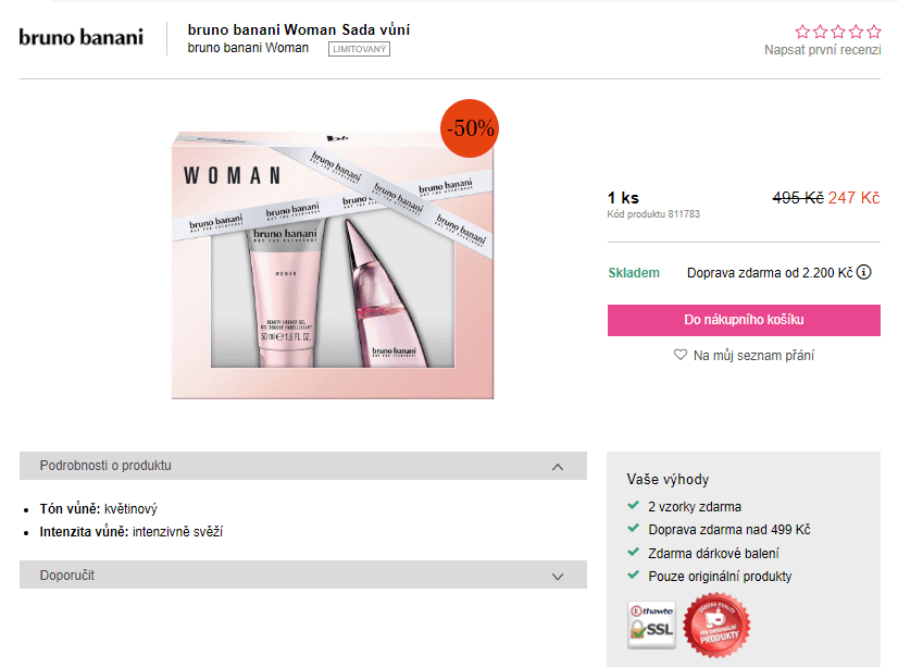 Bruno Banani Woman dárková sada