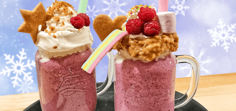1× velký ovocný milkshake (350 ml) 
