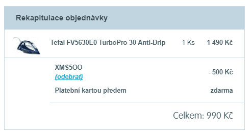 Žehlička Tefal TurboPro, FV 5335E0