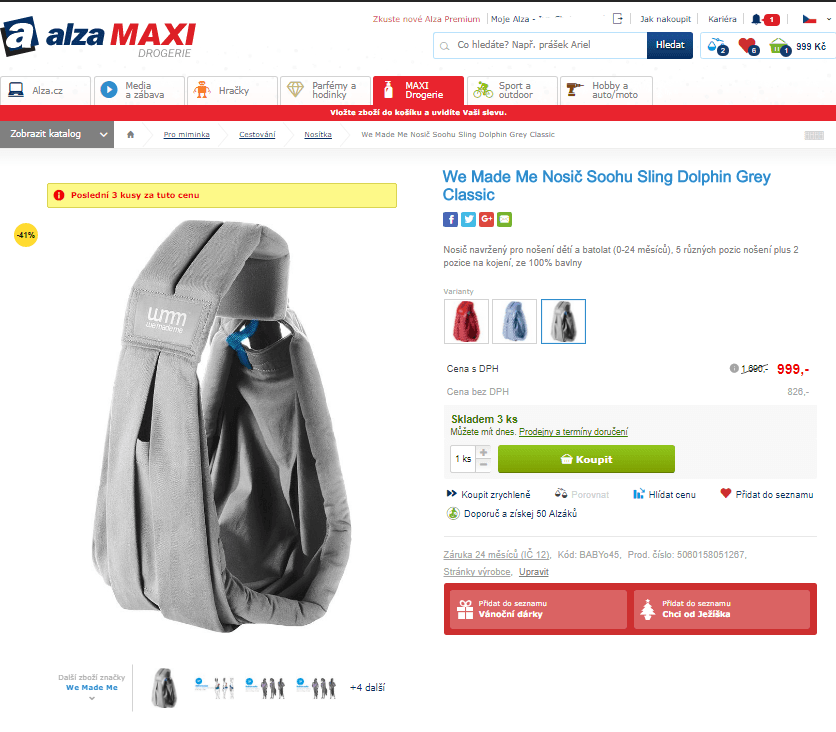 Nosič dětí We Made Me, 0 - 24 měsíců