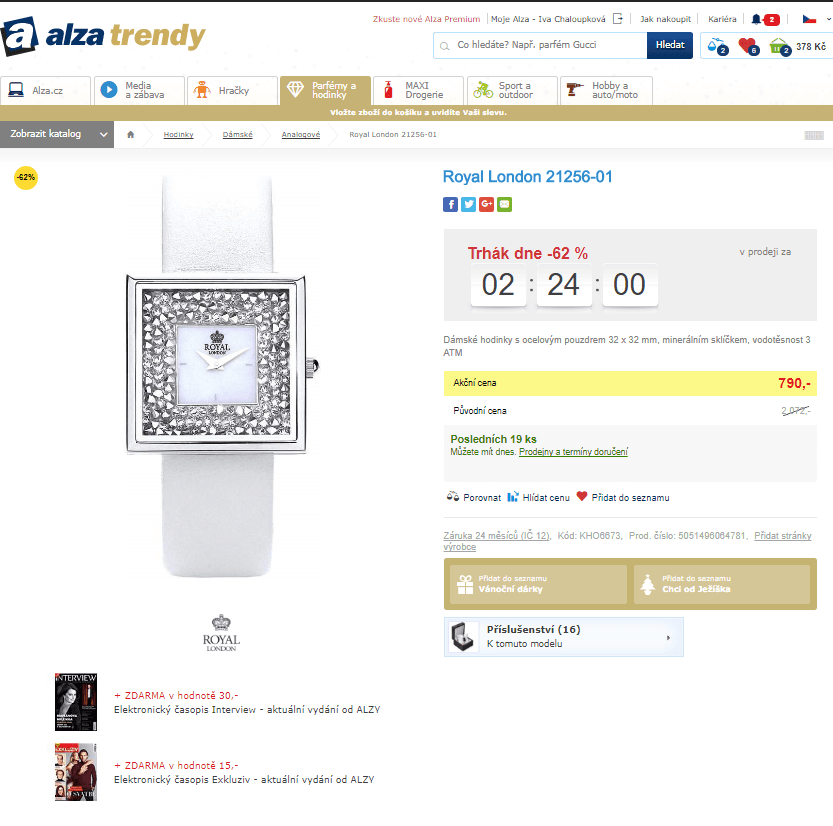 Dámské hodinky Royal London 21320-01