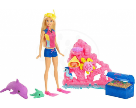 Hrací set Mattel Barbie Magický delfín