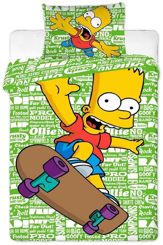 Bavlněné povlečení Bart Simpson