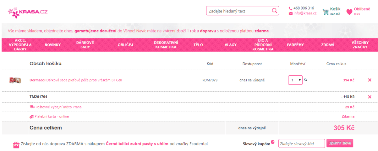 Dárková sada Dermacol BT CELL