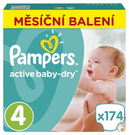 Pampers Active Baby měsíční balení