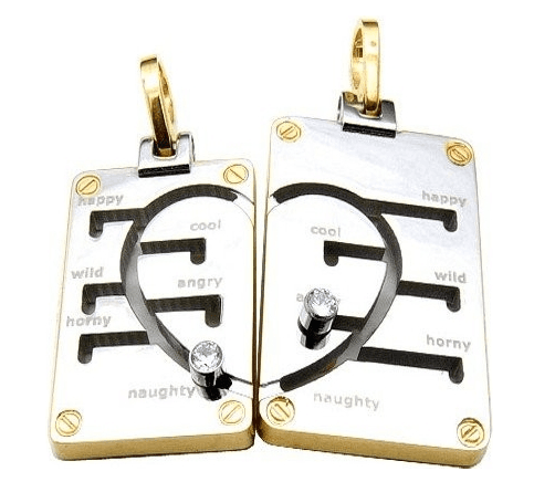 Partnerský přívěsek Tribal, sada 2 ks