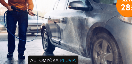 Předplacená karta v hodnotě 400 Kč na mytí vozu