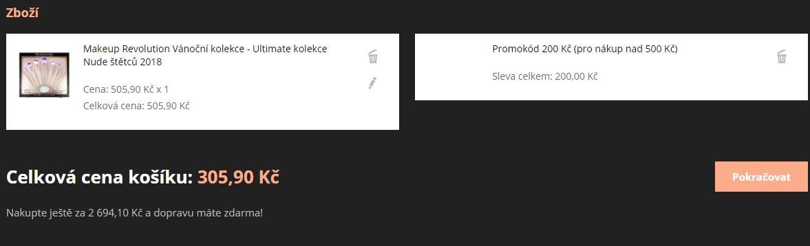 Sleva 200 Kč z nákupu nad 500