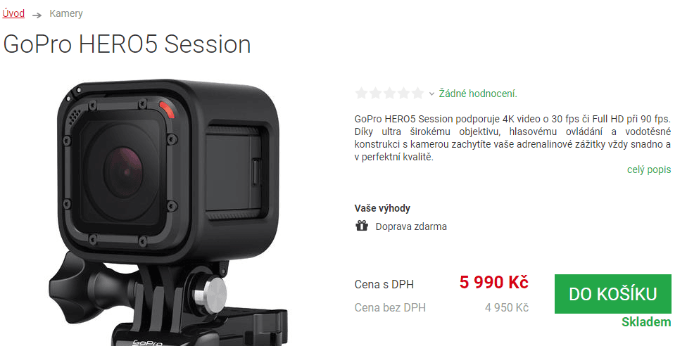 GoPro HERO5 Session