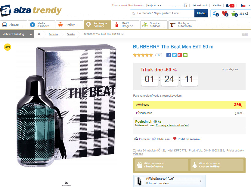 BURBERRY The Beat Men EdT 50 ml