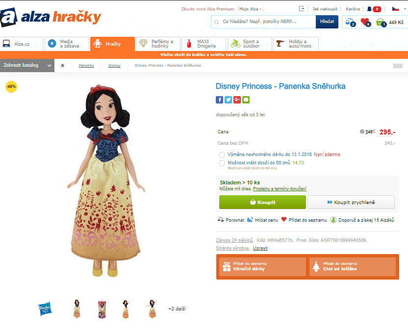 Disney Princess - Panenka Sněhurka