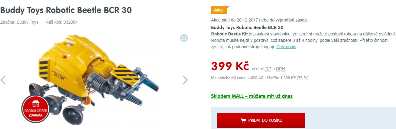 Stavebnice robota Buddy Toys