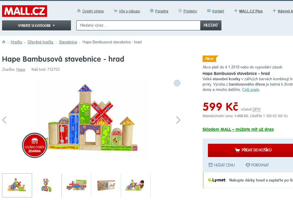 Bambusová stavebnice Hape - hrad