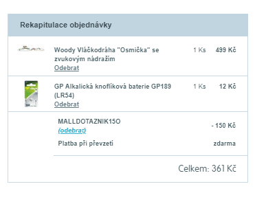 Vláčkodráha osmička se zvukovým nádražím