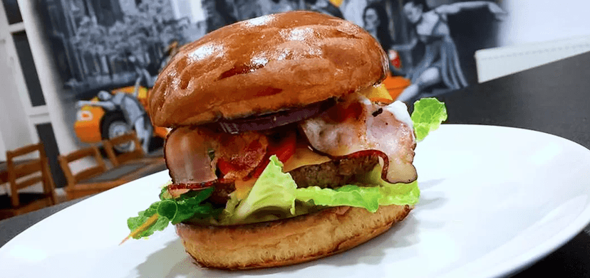 Parádní Delicate burger menu 