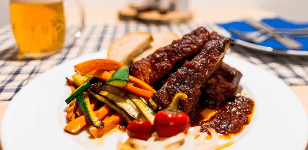 Masitá marinovaná vepřová žebra