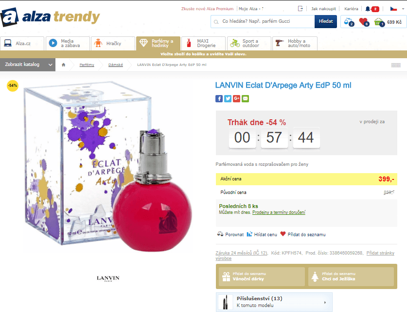 LANVIN Eclat D'Arpege Arty EdP 50 ml